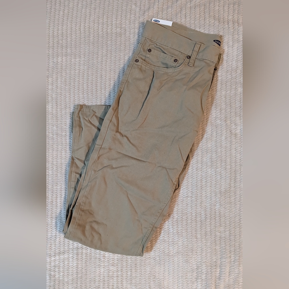 NWT Old Navy Khaki Straight Pants Mens 32x32